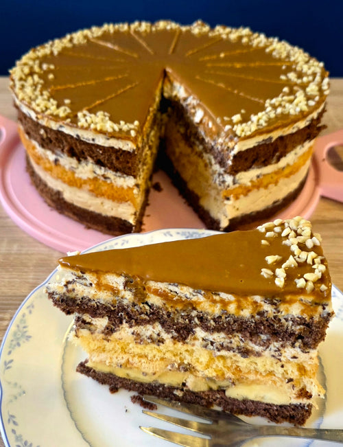 Bananen-Karamell-Torte