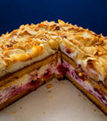Himmlische-Torte mit Himbeeren & Baiser